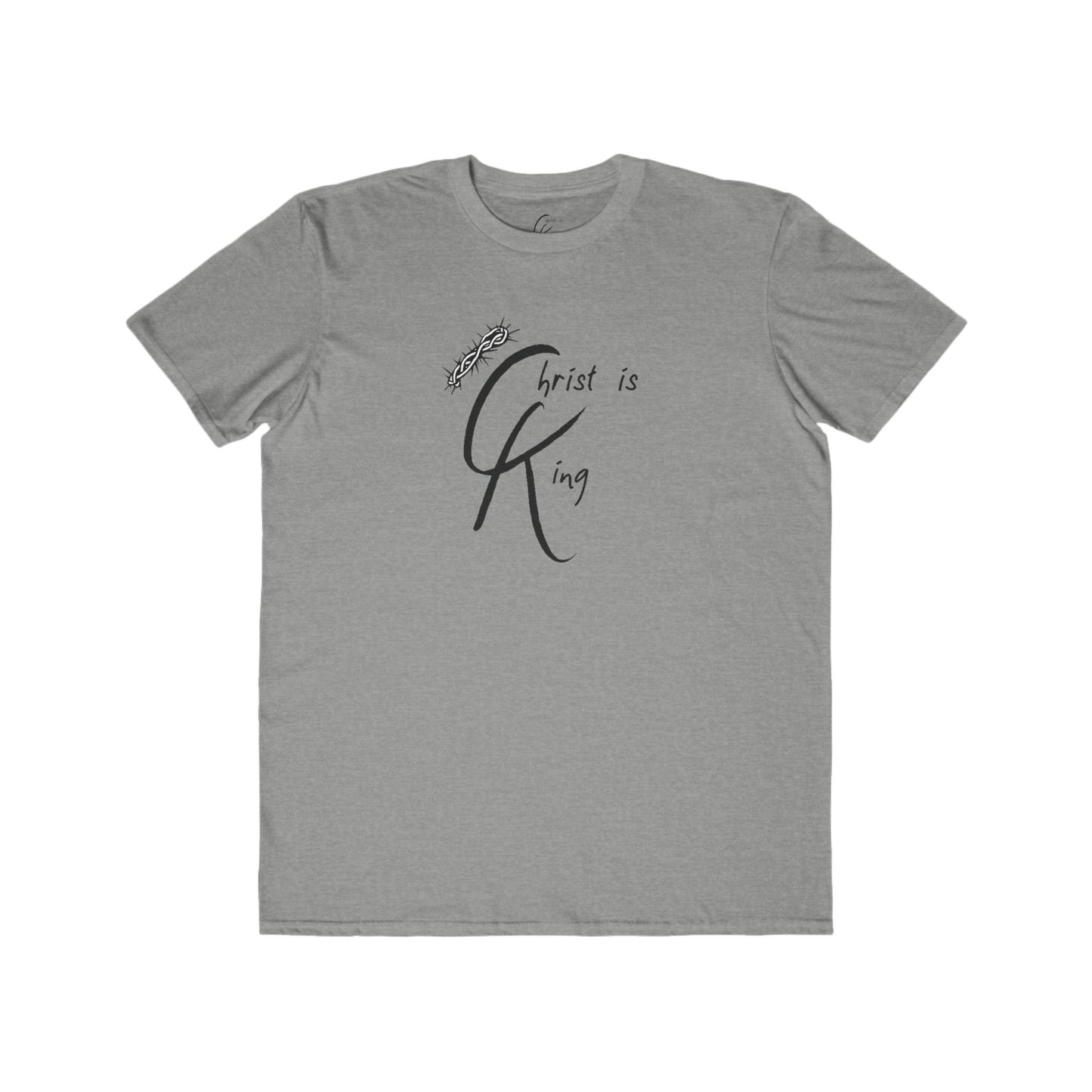 Men's Cotton Tee - "Christ is King"