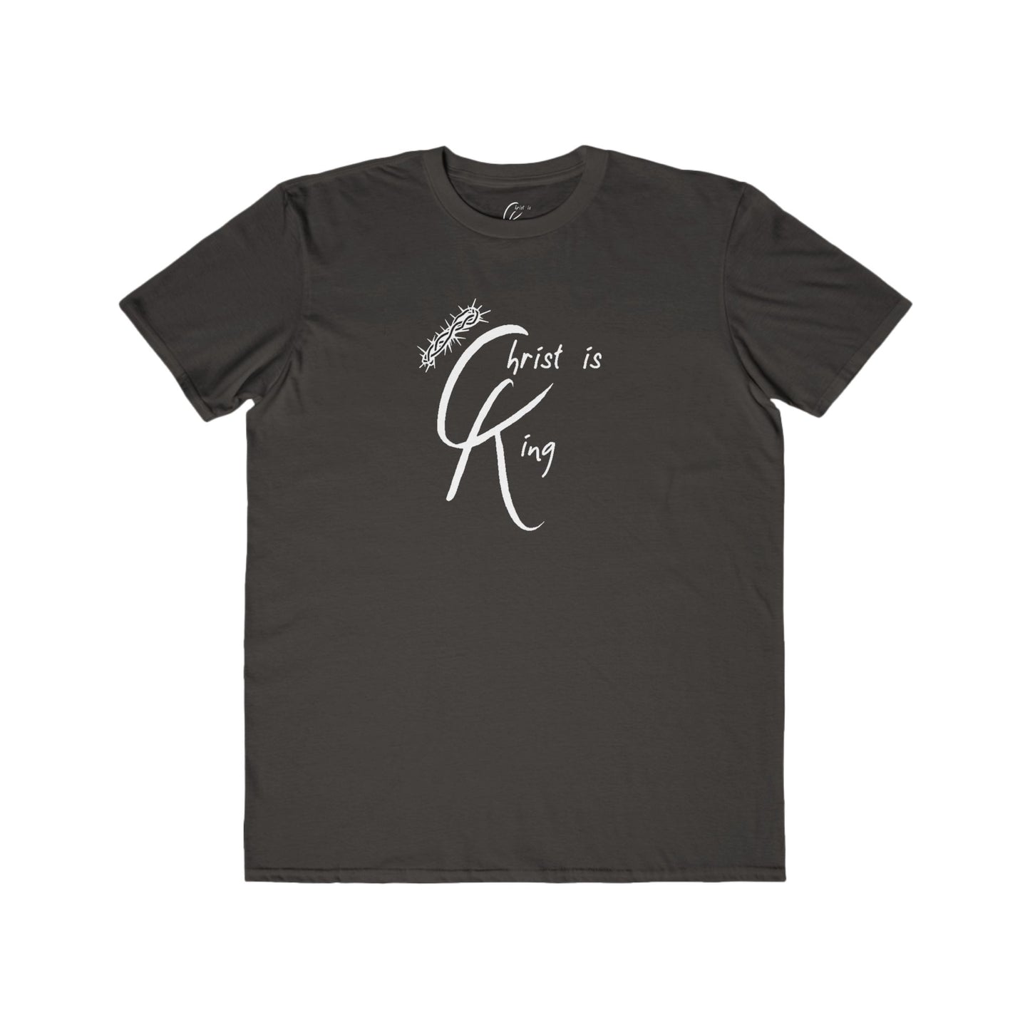 Men's Cotton Tee - "Christ is King"