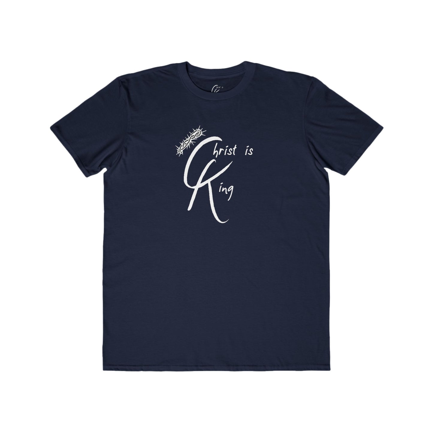 Men's Cotton Tee - "Christ is King"
