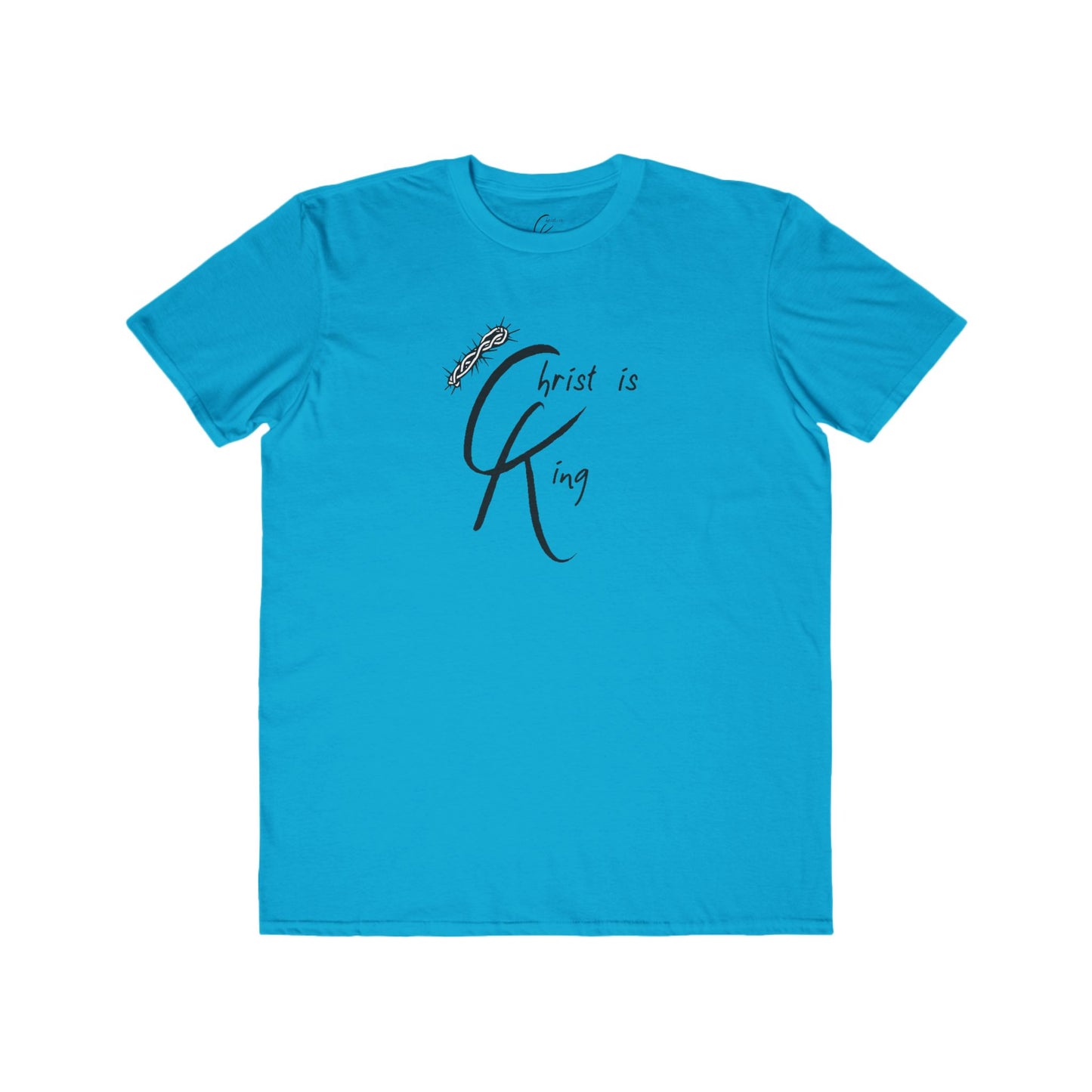 Men's Cotton Tee - "Christ is King"