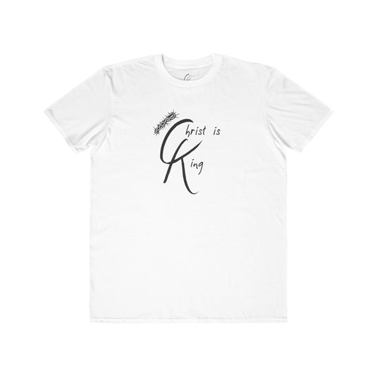 Men's Cotton Tee - "Christ is King"