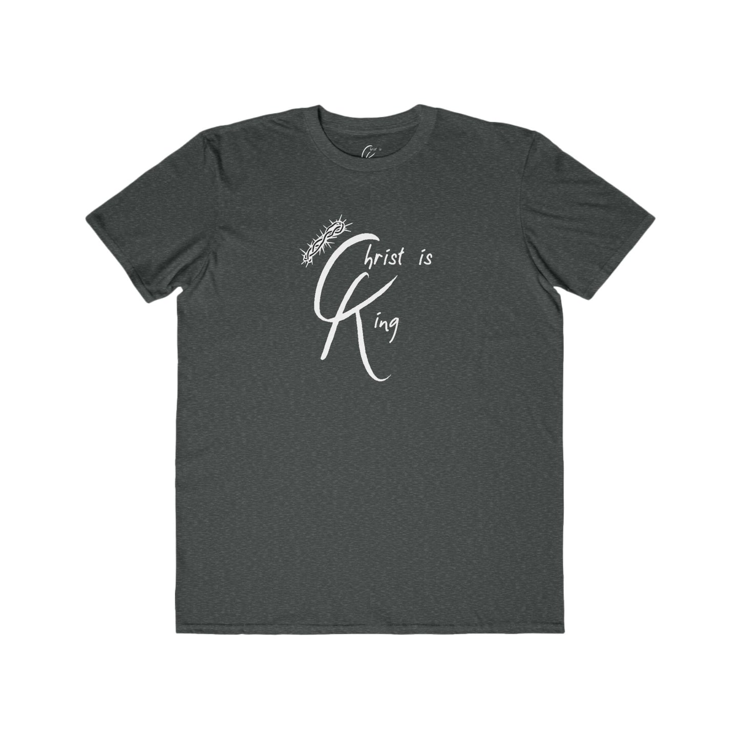 Men's Cotton Tee - "Christ is King"