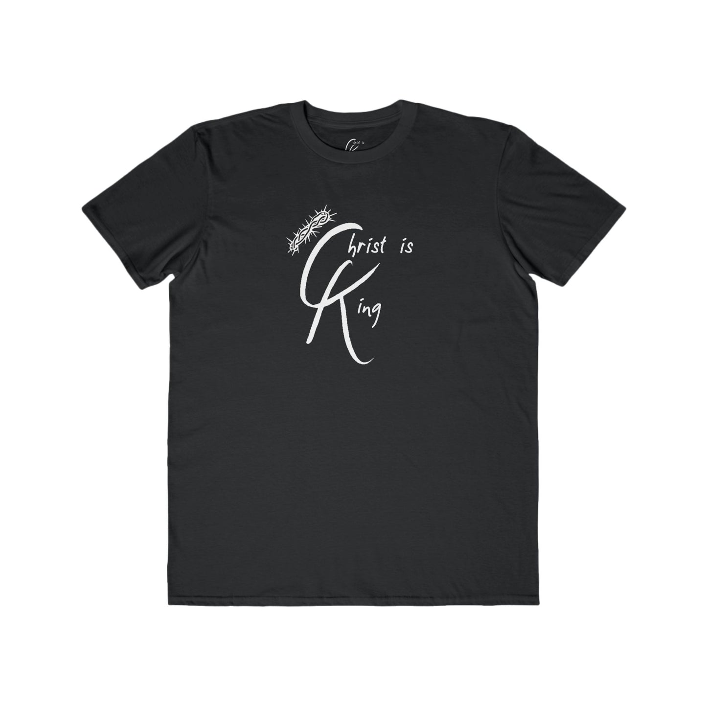 Men's Cotton Tee - "Christ is King"