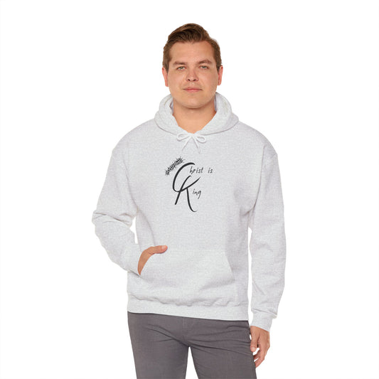 Unisex Hooded Sweatshirt - "Christ is King"