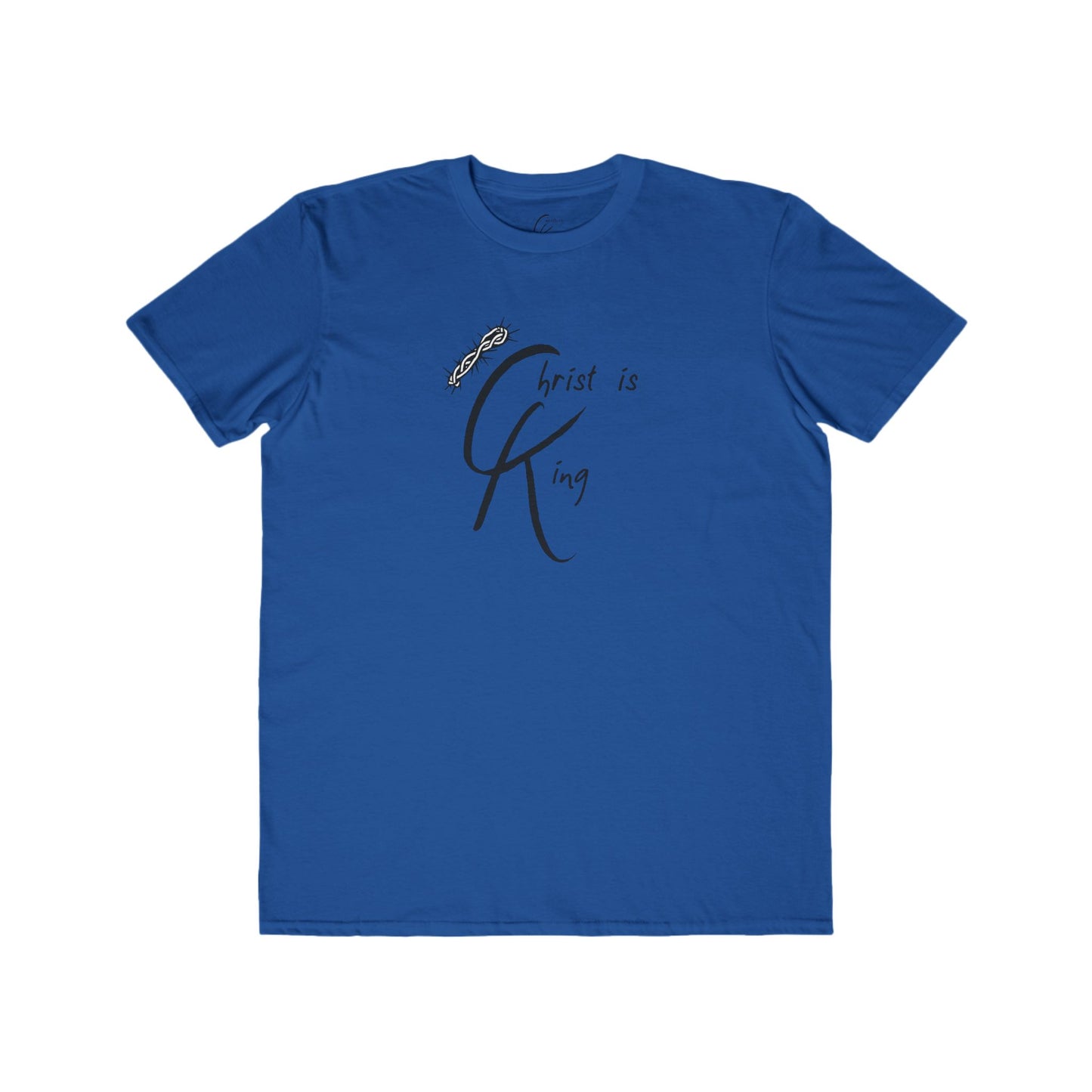 Men's Cotton Tee - "Christ is King"