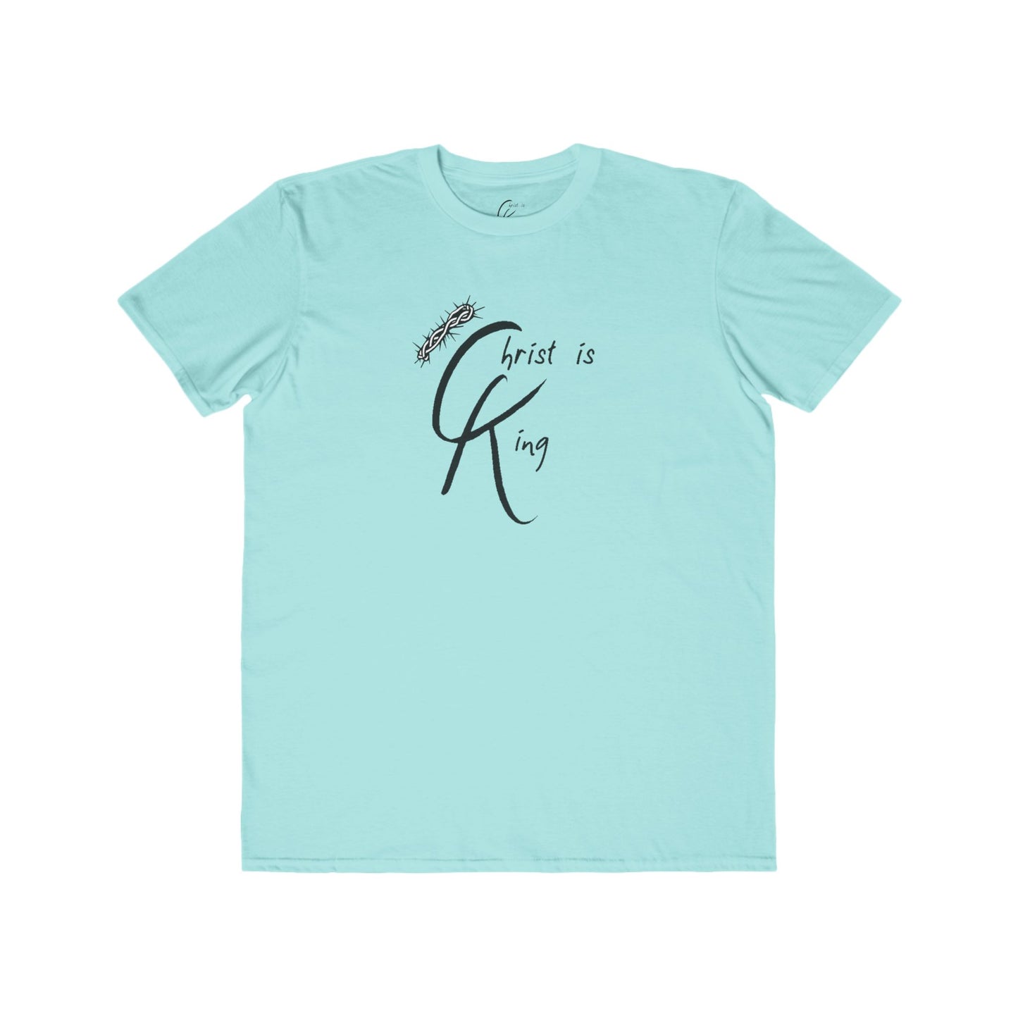 Men's Cotton Tee - "Christ is King"