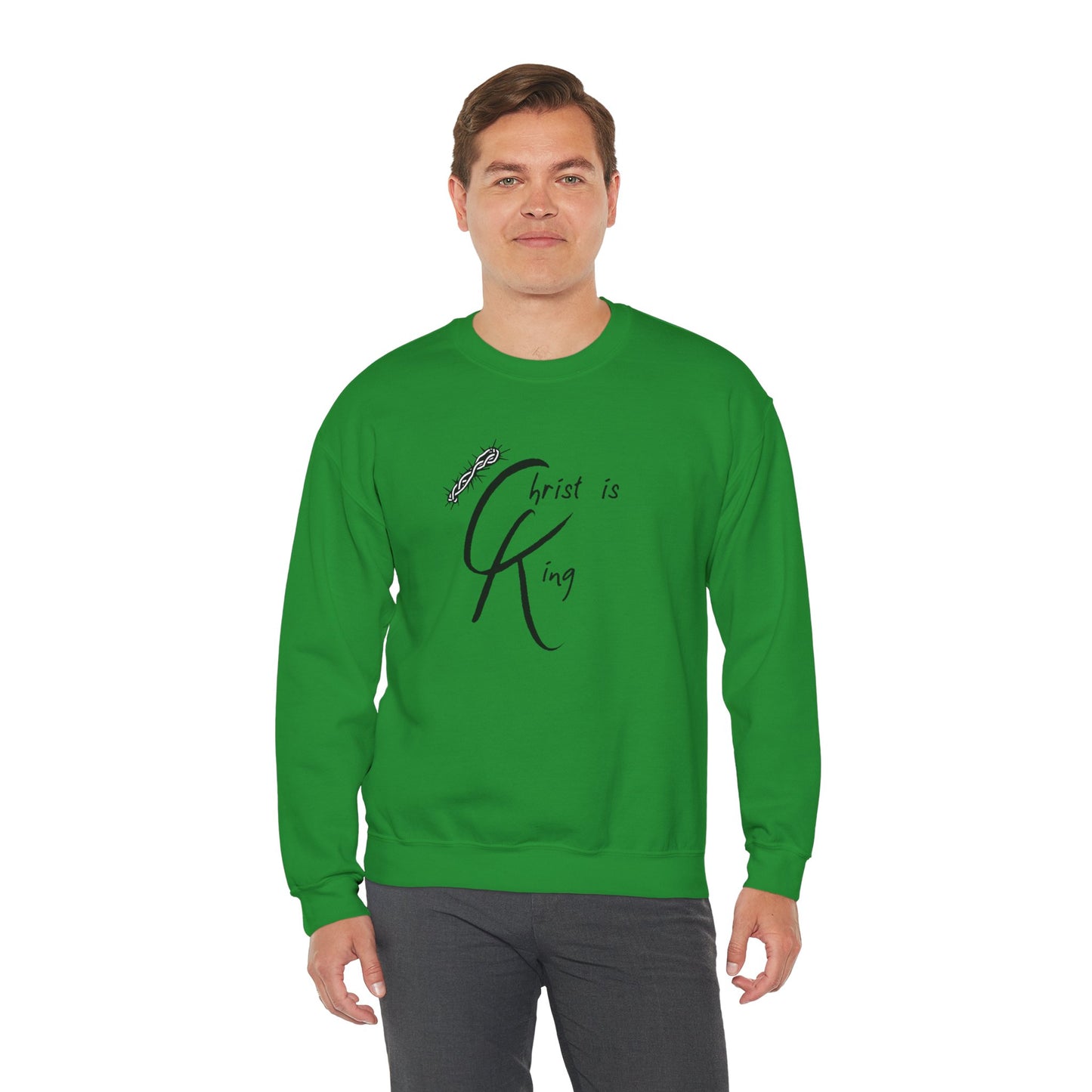 Unisex Crewneck Sweatshirt - "Christ is King"