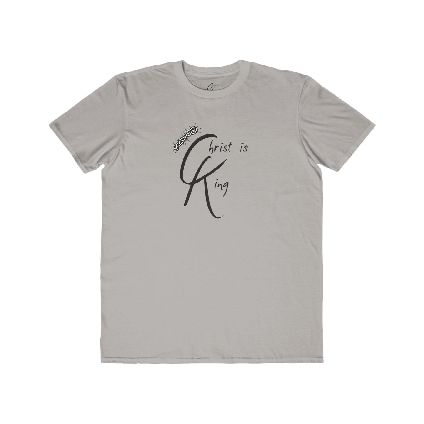 Men's Cotton Tee - "Christ is King"