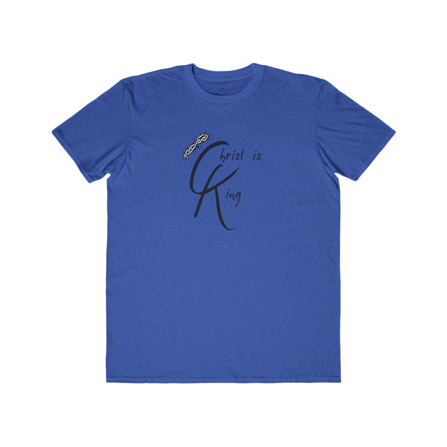 Men's Cotton Tee - "Christ is King"