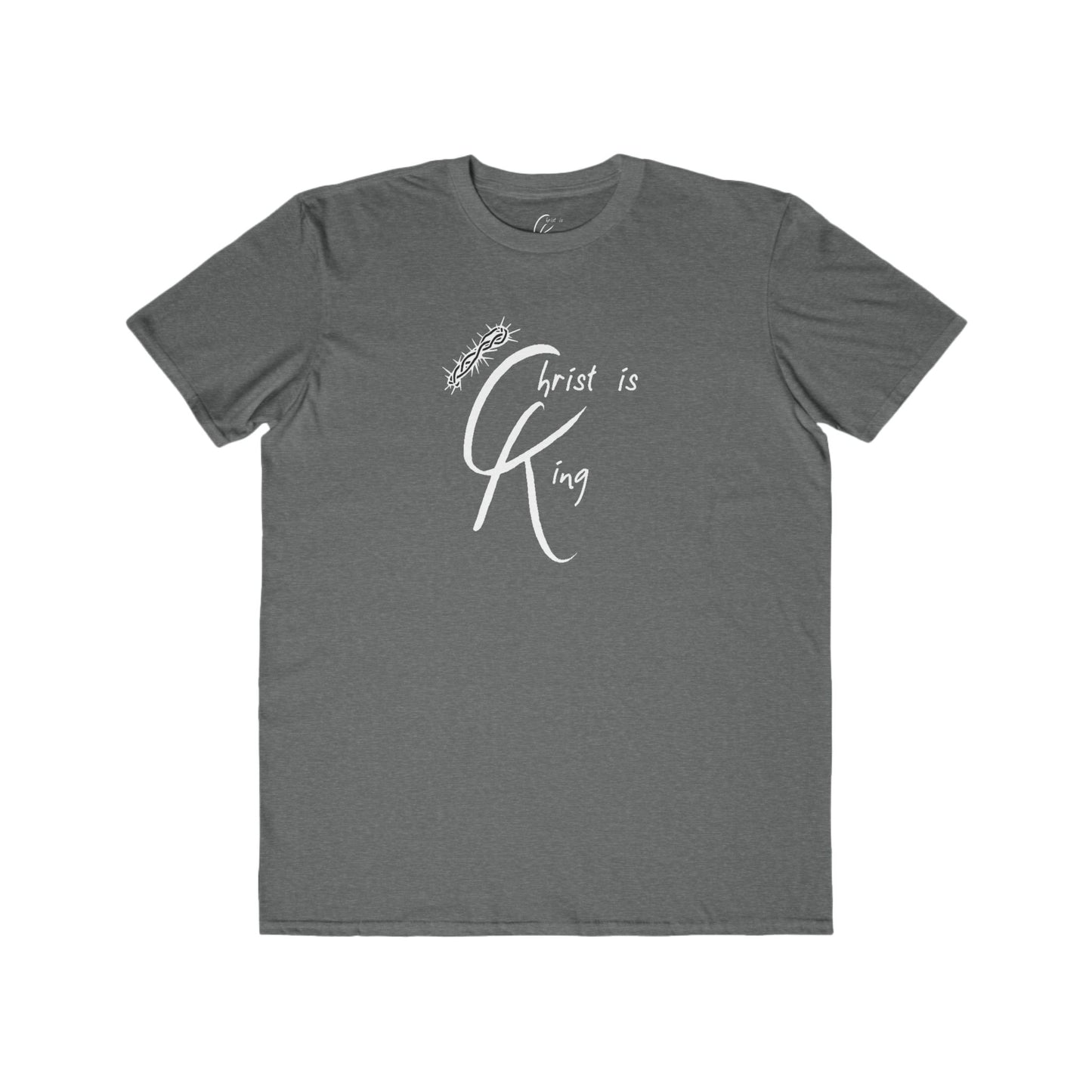 Men's Cotton Tee - "Christ is King"