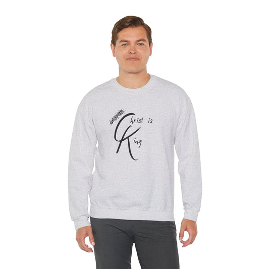 Unisex Crewneck Sweatshirt - "Christ is King"