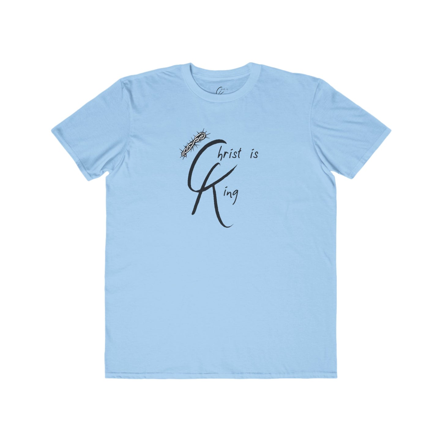 Men's Cotton Tee - "Christ is King"