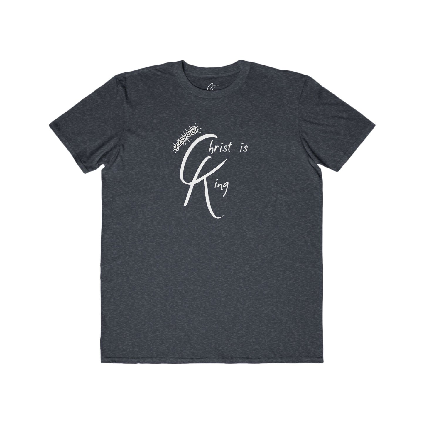 Men's Cotton Tee - "Christ is King"