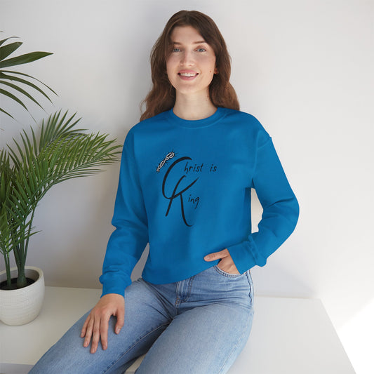 Unisex Crewneck Sweatshirt - "Christ is King"