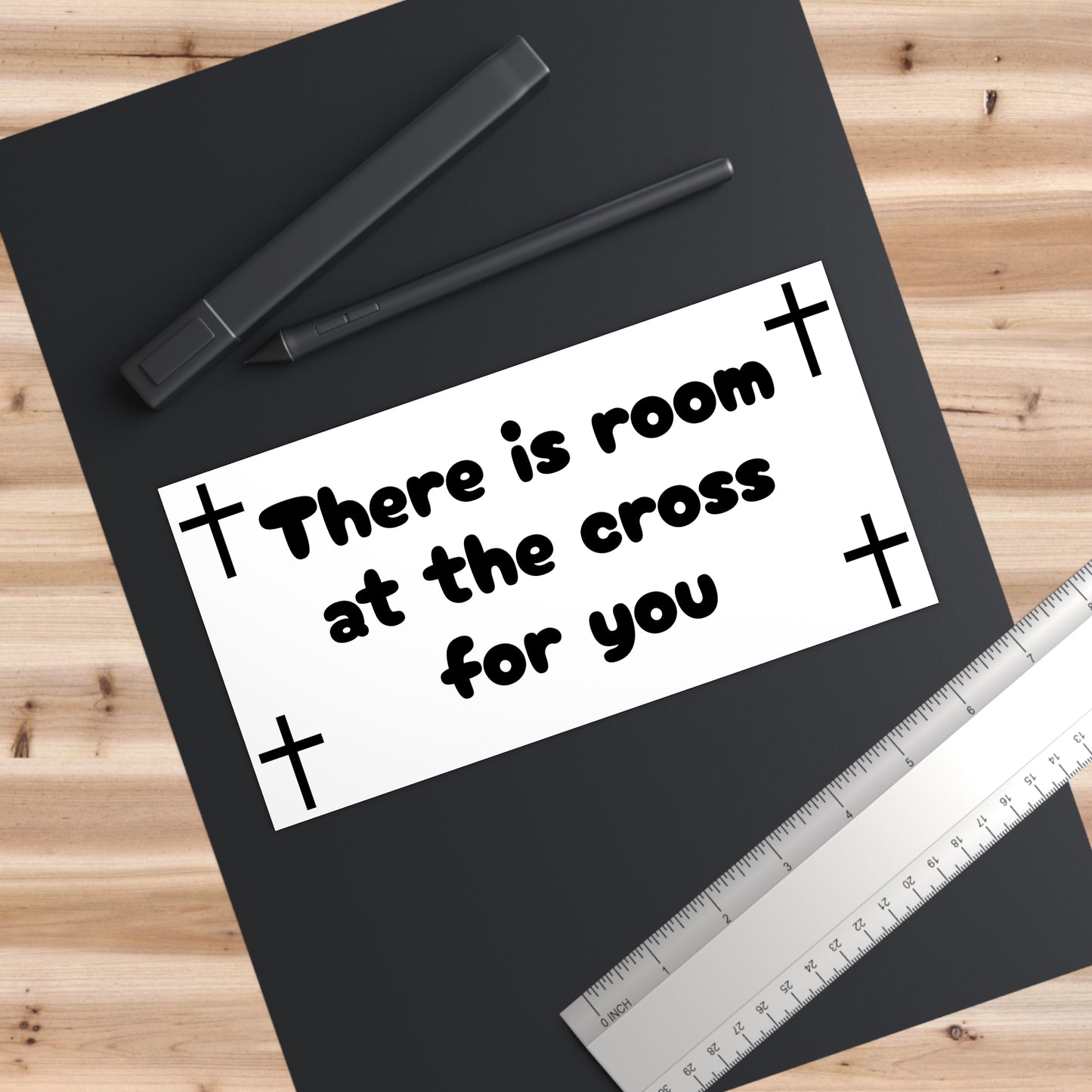 Bumper Sticker - "There is room at the cross for you"