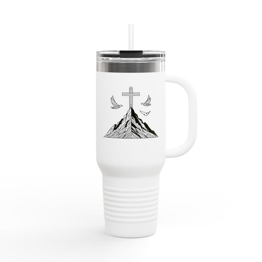 Insulated Travel Mug - 40oz - "There is room at the cross for you"