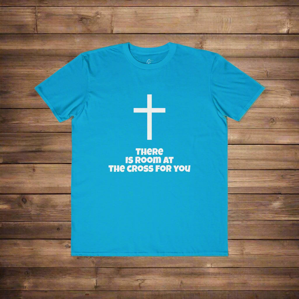 Men's Cotton Tee - "There is Room at the Cross for You"