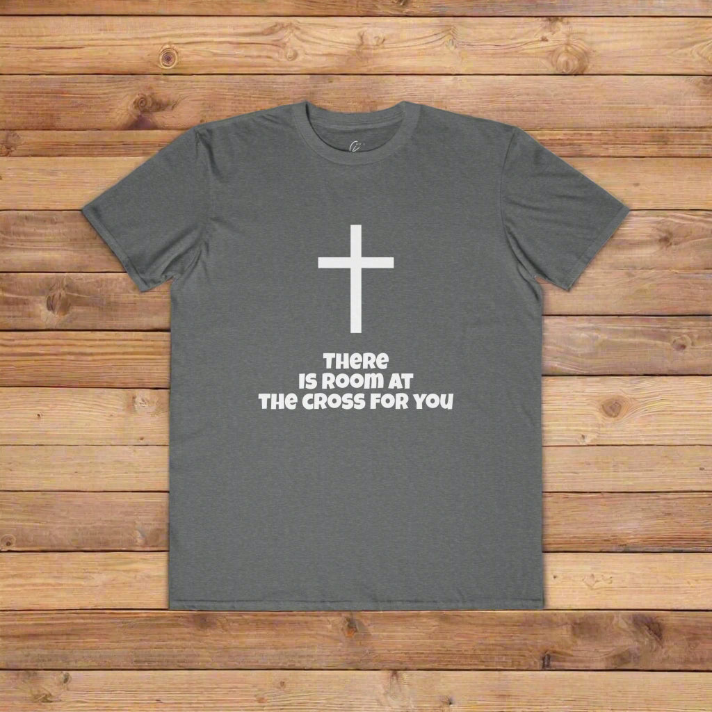 Men's Cotton Tee - "There is Room at the Cross for You"