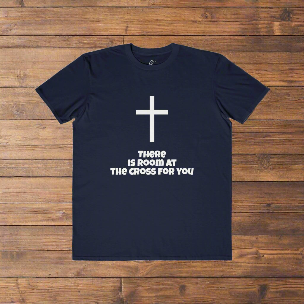 Men's Cotton Tee - "There is Room at the Cross for You"