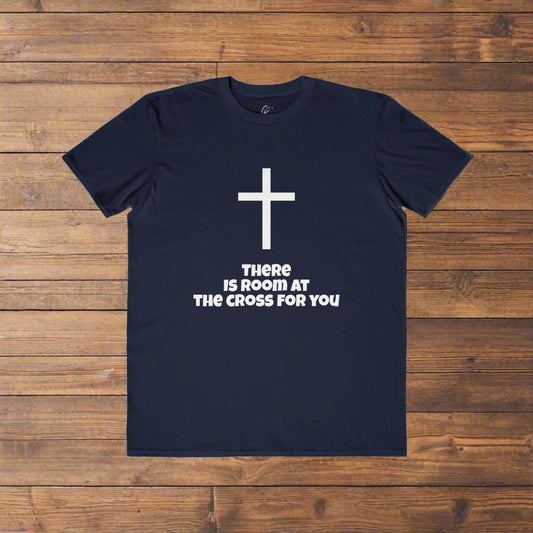 Men's Cotton Tee - "There is Room at the Cross for You"
