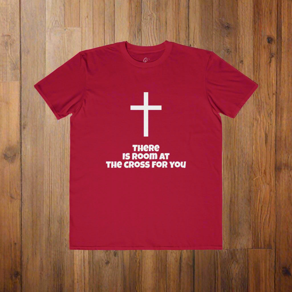 Men's Cotton Tee - "There is Room at the Cross for You"