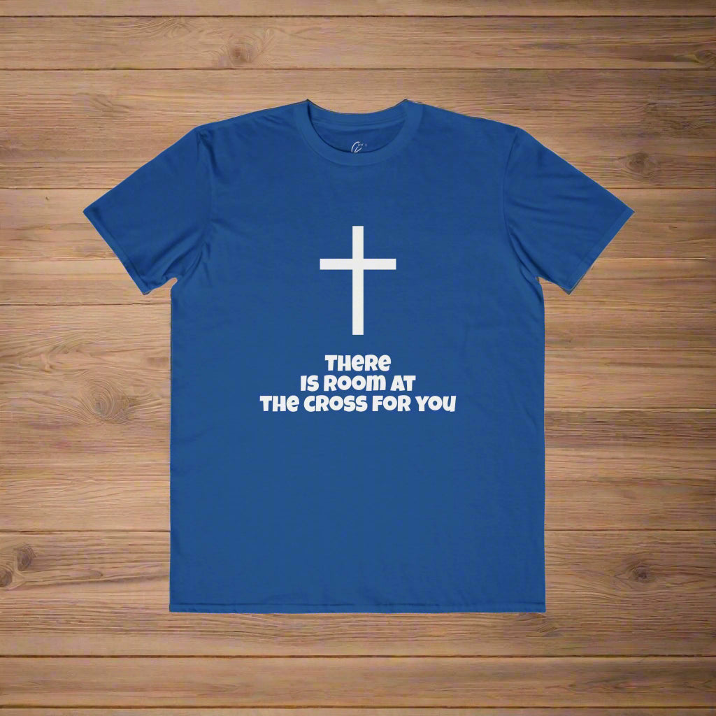 Men's Cotton Tee - "There is Room at the Cross for You"